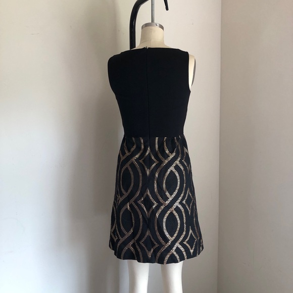 Antonio Melani Emilee Metallic Jacquard Dress - Picture 4 of 5